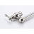 Brushed Nickel Pot Filler Faucet For Kitchen, Wall Mount With Foldable Feature, Double Handles Controlled Water Flow, Corrosion Construction Mounted In Nickel, 360 Rotation And Foldable, Consistent