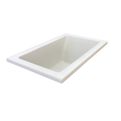 Studio 60'' x 32'' Soaking Acrylic Bathtub