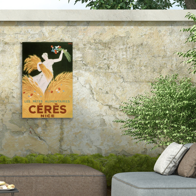 Marcus Jules Ceres, belle toile pour l'extérieur, 12" H x 19" W