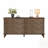 6-Drawer Double Wide Wood Dresser For Bedroom, Deep Brown Burnt Wood Finish With Self-Closing Slides And Anti-Tip Kit-1150120620