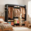 Heavy Duty Clothes Rail with Cover, 175x40x180cm