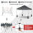 10 Ft. W x 10 Ft. D Metal Pop Up Canopy Tent with One Push Setup-100704053