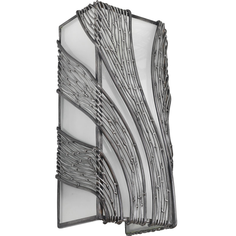 Flow Tall Light Sconce, Steel, 20.25" H x 6.5" W x 4.75" D
