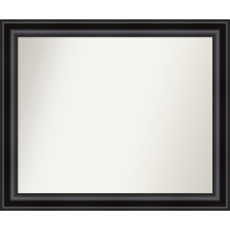 Miroir d'appoint mural en plastique Churchton, 34,75 po x 41,75 po