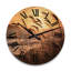 Horloge murale en bois massif Yaelin-1632463213