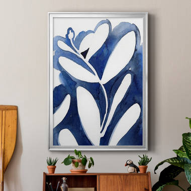 Stupell Industries Soothing Eucalyptus Ikebana Vases Layered Brushstrokes Painting Gray Framed Art Print Wall Art, Design by Sue Riger