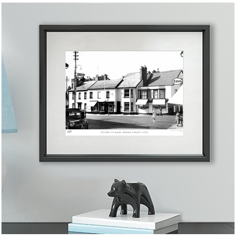 Ottery St Mary, Broad Street C1955 by Francis Frith - Single Picture Frame Print, 60cm H x 80cm W x 2.3cm D
