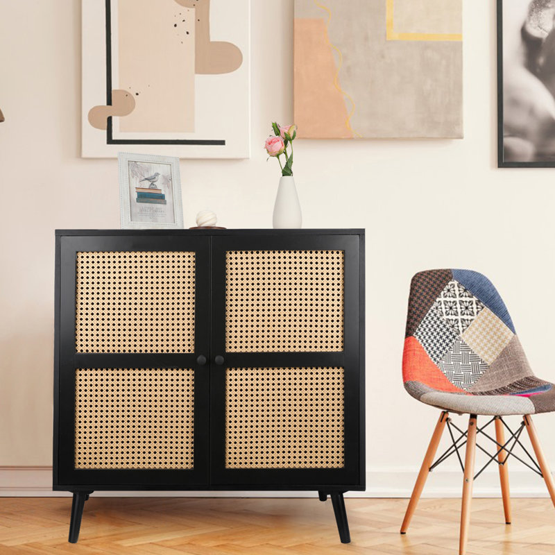 Buffet Buffet Buffet Mid-Century, Noir / bois