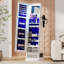 22'' Wide Rotatable Jewellery Armoire with Mirror-88657345