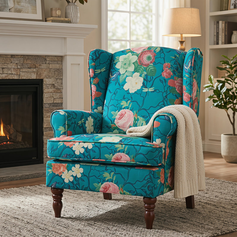 Chaise d'appoint moderne, Cyan