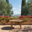 Brianna Outdoor Round Teak Coffee Table