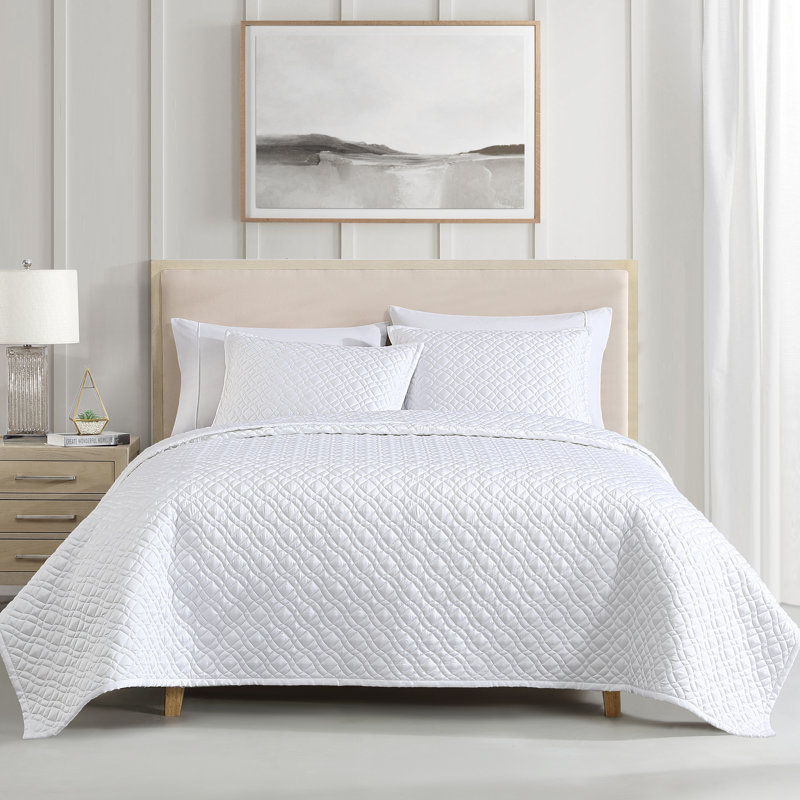 Ensemble d'édredon 3 pièces Noble Tence Tencel Lyocell, Édredon grand + 2 taies d'oreiller, Blanc