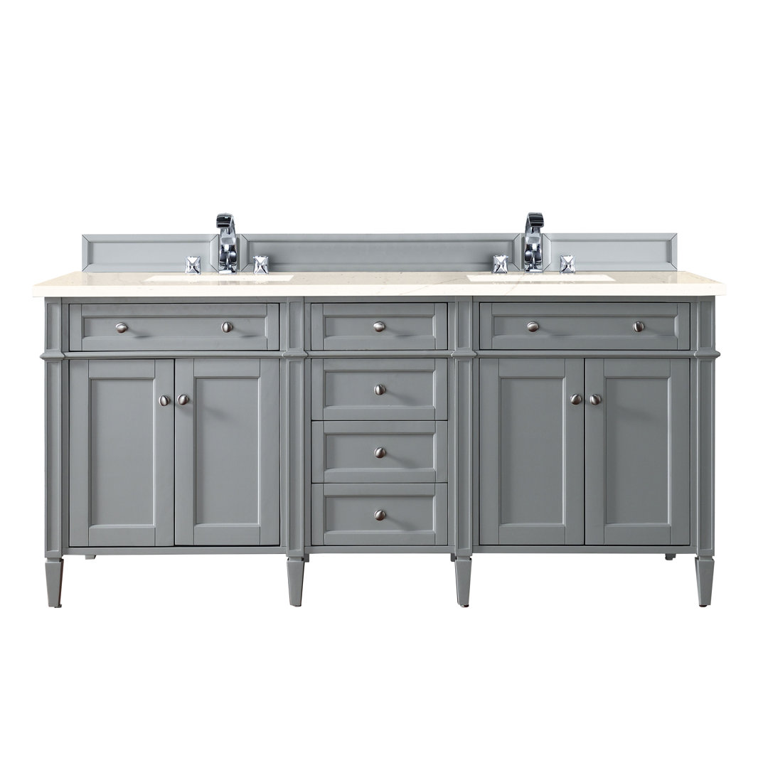 Dussault 72" W Double Vanity Darby Home Co Base