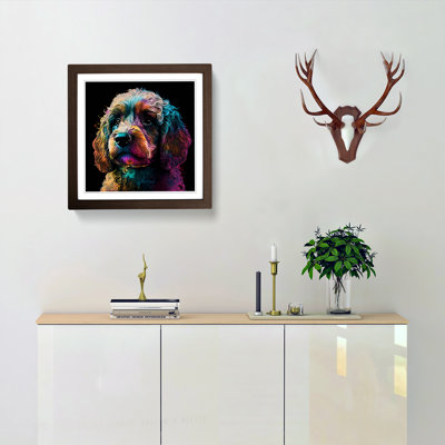 Cockapoo Graphic Art - Framed Print
