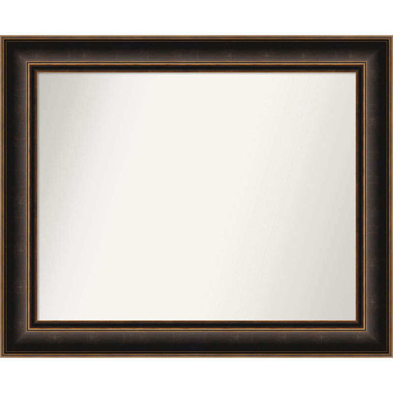 Earnst Solid Wood Wall Mirror, Rectangle, 27.75" x 33.75"