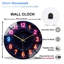 Horloge murale en verre 12 po