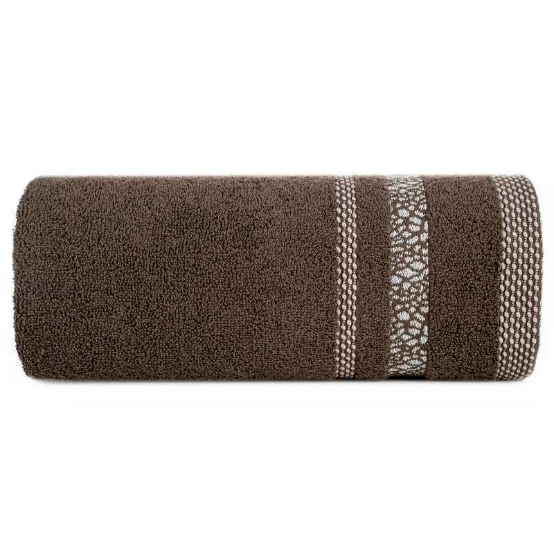 Kinberlin Midweight Jacquard Hand Towel, Brown