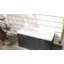 17 Stories 115cm W 100L Water Resistant Plastic Lockable Deck Box in Black