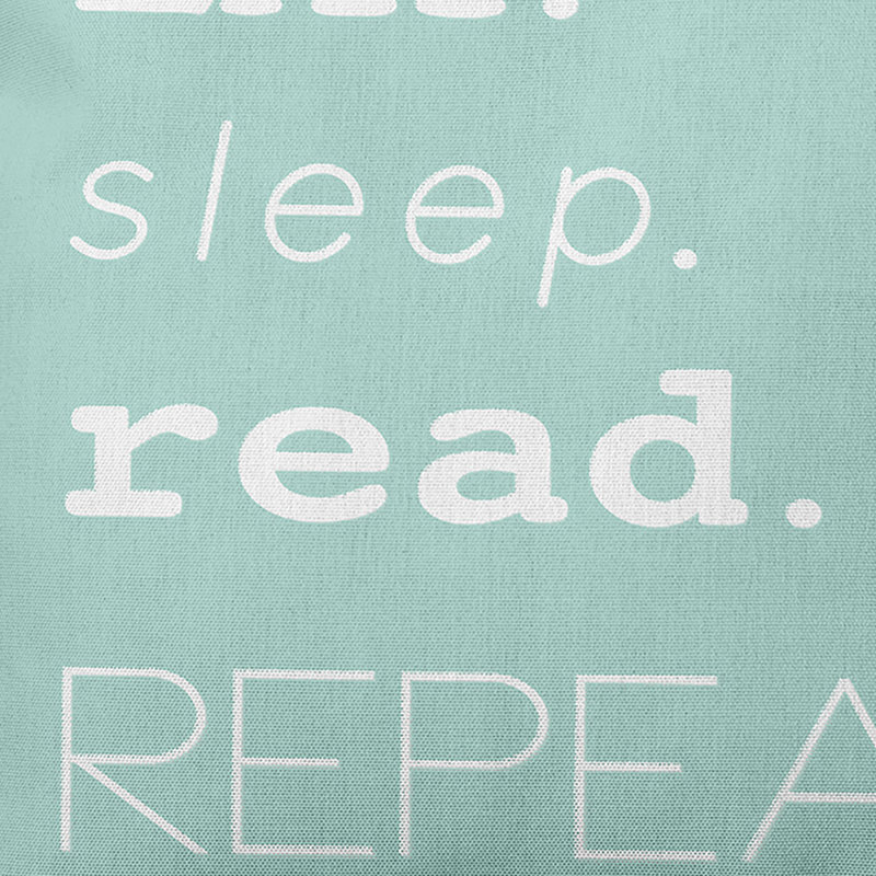 Beach Vacation Pillow Cover & Insert, 16" H x 16" W, Aqua