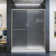 Infinity-Z 60" W x 30" H x 74.75" H Semi-frameless Sliding Shower Kit with Base Included