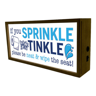 Nilla Sprinkle Tinkle 15" LED Sign
