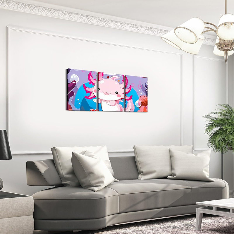 3 Piece Wrapped Canvas Wall Art