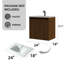 Meuble-lavabo autoportant Valdren de 24 po avec lavabo en céramique intégré-1720796014-1714477273
