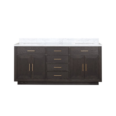 Ensemble de meuble-lavabo double 72 "
