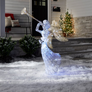 Winter Wonder Lane Winter Wonder Lane Glitter Angel LED Tree