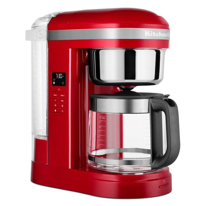KitchenAid Classic 12 Cup Drip Coffee Maker, Red