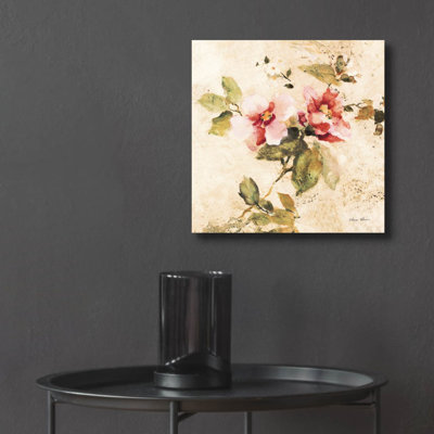«Spring Roses 3» par Cheri Blum, art mural en verre acrylique