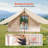 Inflatable Tent for Camping 3-5 Person Glamping Tent with Pump Canopy