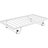 Twin Size, Metal Daybed, Adjustable Led, Pop Up Trundle, White, Seven - Color No Box Spring Size Daybed Featuring White Finish, Led And Heavy Duty Steel Bed For Sleepovers-1474122052