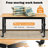 Warre Solid Wood Top Adjustable Workbench with Wheels-1830510060