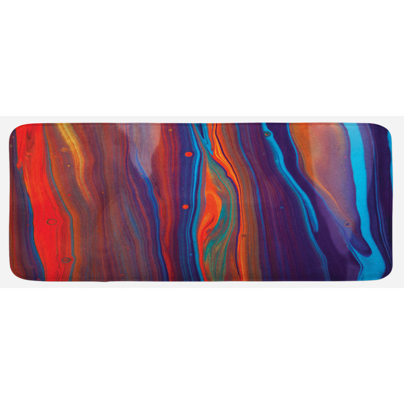 Tapis de cuisine coloré