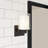Oslo 1 - Light Dimmable Matte Black Armed Sconce