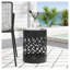 Outdoor Metal End Table -Large-1285833873