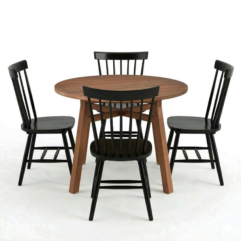Calaby Dining Set, Noir