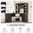 L-Shaped Computer Desk with Open Shelves, Cabinet & Drawers-118343176