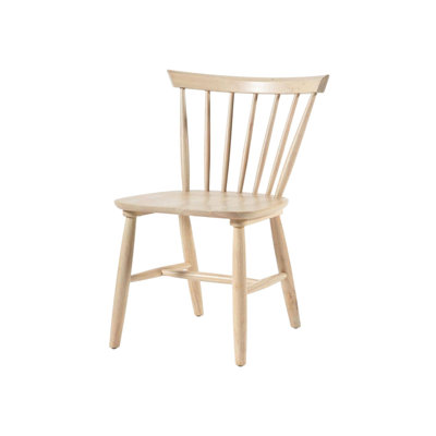 Chaise d'appoint Mid-Century moderne l 20,5 po (2 / RTC), chêne blanc