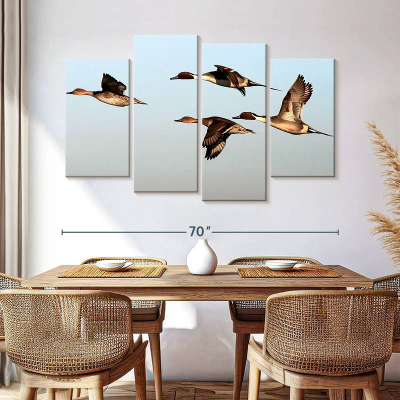 Brampt Pintail Ducks, 42" H x 68" W