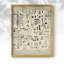 ABSTRACT Series CMXI - Impression encadrée de qualité supérieure - Prêt à accrocher - Aucun clou requis ABAI52521-1977745807-1977745793