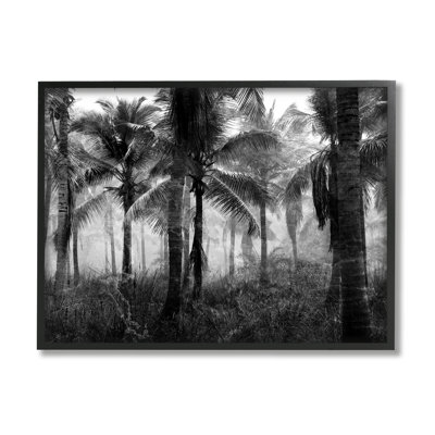 «Dense Tropical Palm Tree Forest», estampe numérique texturée de Kim Allen_aq-593