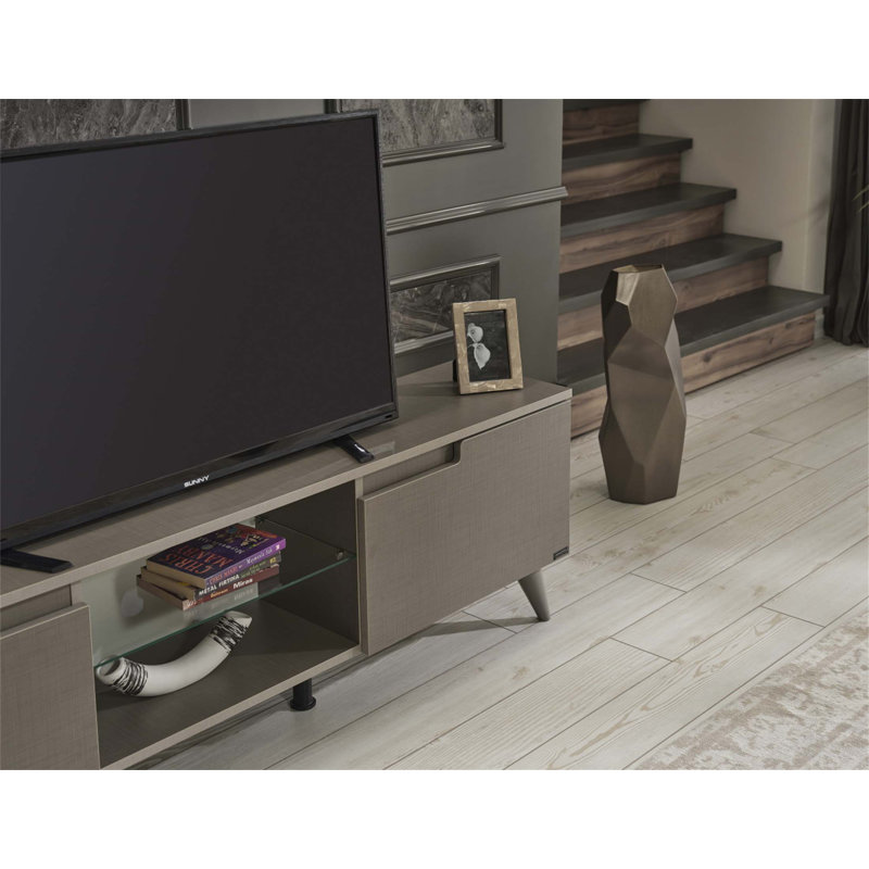 Meuble télé Furnishome, Brun