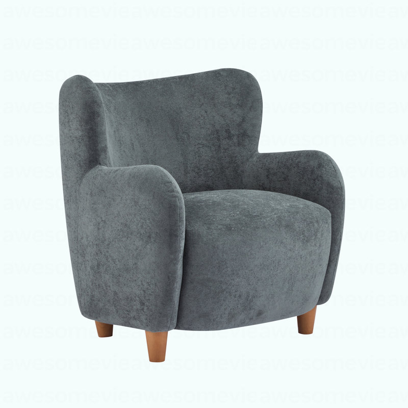 Fauteuil à oreilles moderne, Gris