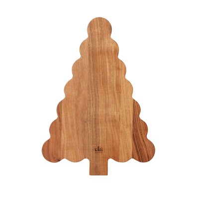 Scalloped Tree Cutting Board - Natural