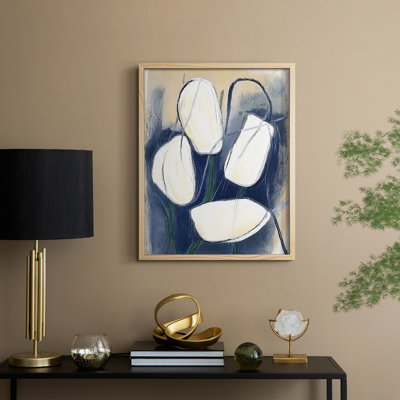 Reproduction encadrée FLORAL Series DCCXI - bois massif