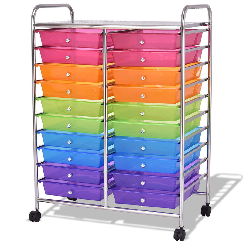 34'' H x 25'' W Utility Cart with Wheels