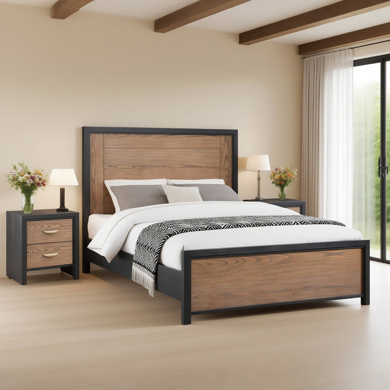 Modern Farmhouse Panel Bed