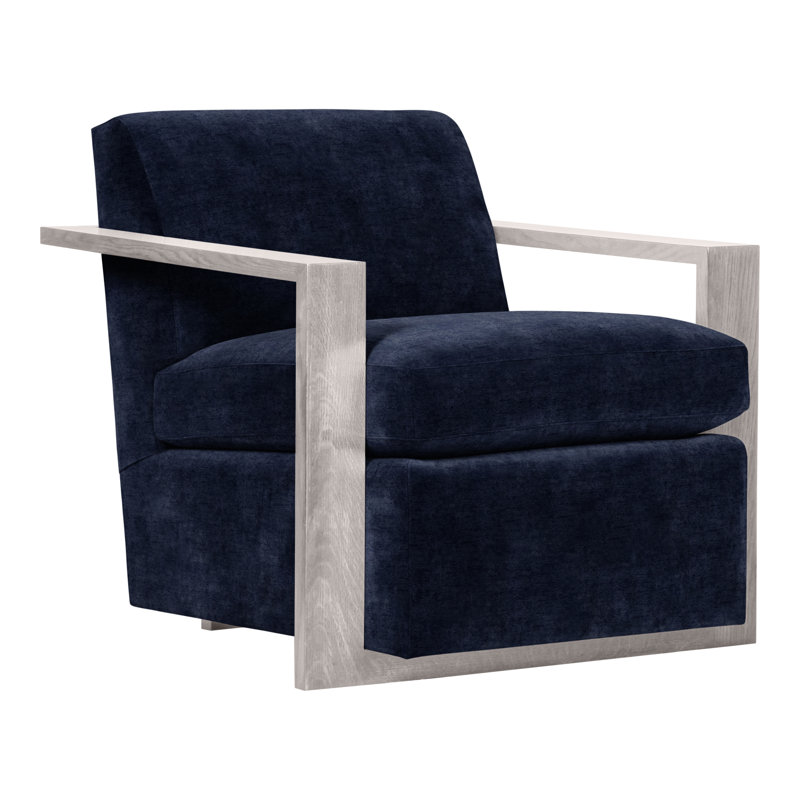 Thom Filicia Home Upholstered Armchair, Dove Gray, Nadia Eclipse